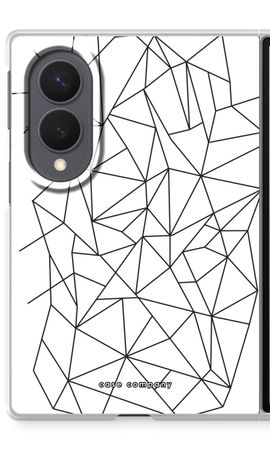 Schwarze geometrische Linien