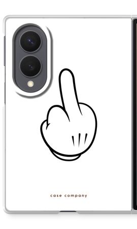 Middle finger white