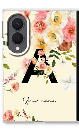 Flirty Flowers Monogram
