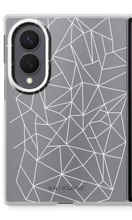 Weiße geometrische Linien