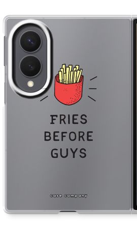 Fries before guys