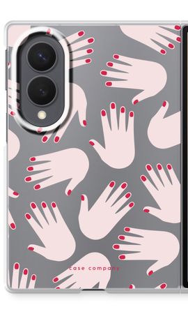 Hands pink