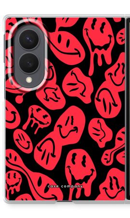 Schmelzender Smiley - Rot