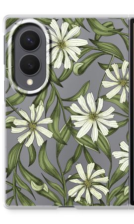 White flower pattern