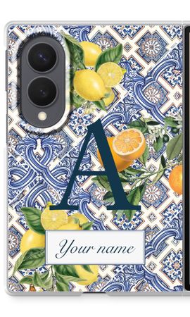 Monogram Blue tiles