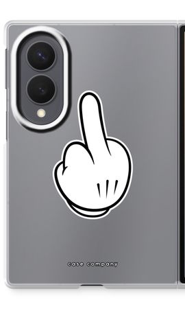 Middle finger white
