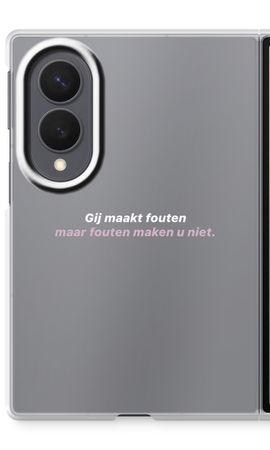Fouten maken u niet
