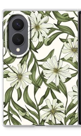 White flower pattern