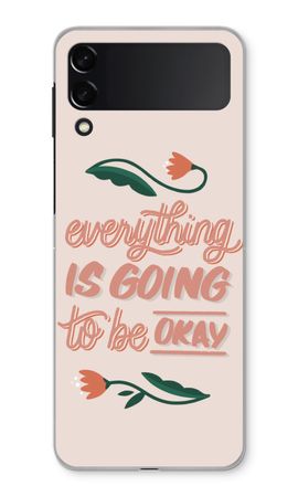 Optimistic flower girl