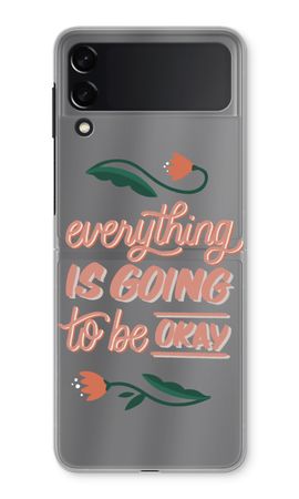 Optimistic flower girl