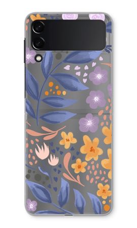 Flowers with blue leaves