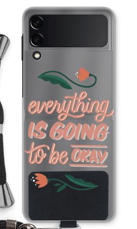 Optimistic flower girl