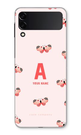 Rosy Butterflies Monogram