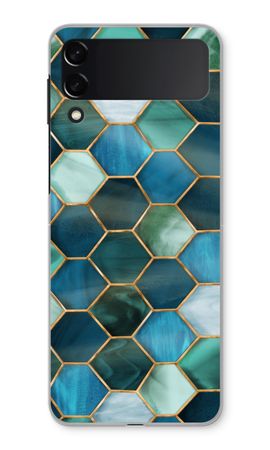 Hexagons in stained glass