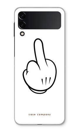 Middle finger white