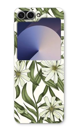 White flower pattern