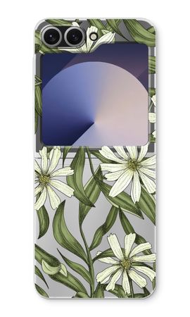 White flower pattern