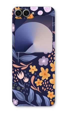 Flowers with blue leaves