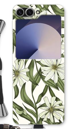 White flower pattern