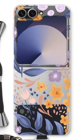 Flowers with blue leaves