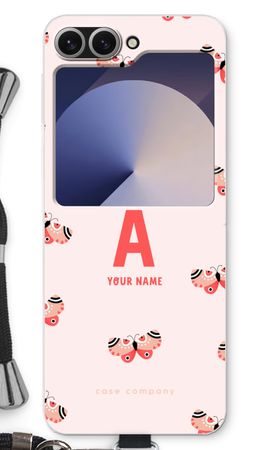 Rosy Butterflies Monogram