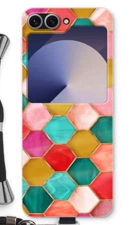 Hexagons in stained glass