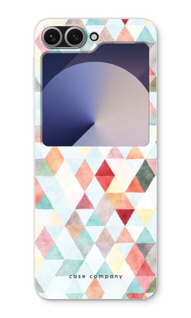 Coloured triangles pastel