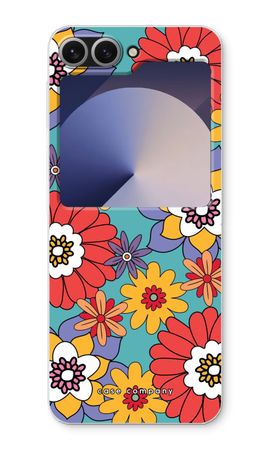 Retro Flowers - Blue