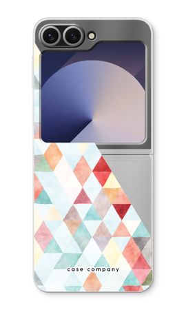 Coloured triangles pastel