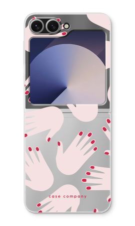 Hands pink