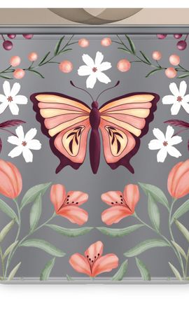 Butterfly in a floral world