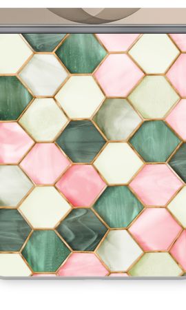 Hexagons in stained glass