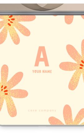 Peach Blossom Monogram