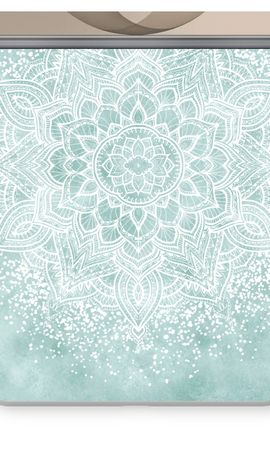 Boho vit mandala