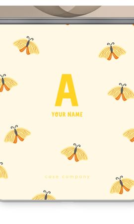 Sunny Butterflies Monogram