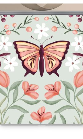 Butterfly in a floral world