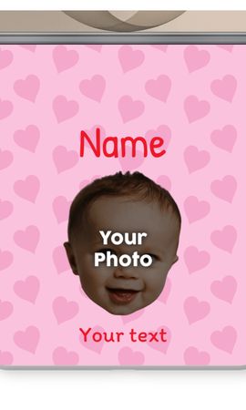 Personalized Face - Hearts N°2