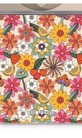 Retro bloemen N°2 - Geel