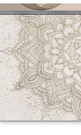 Boho golden mandala