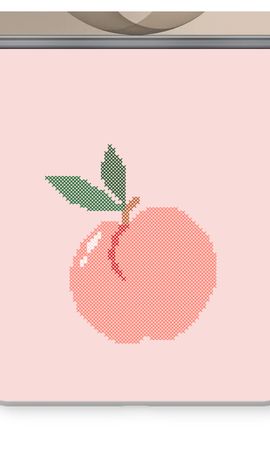 Stitched Peach