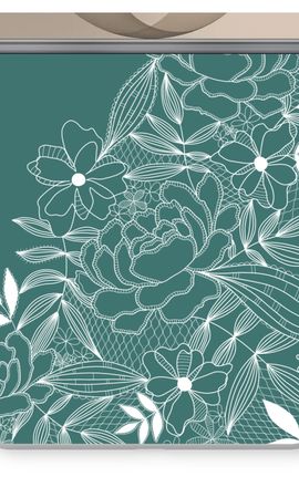 Flowers in lace