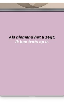 Ik ben trots op u