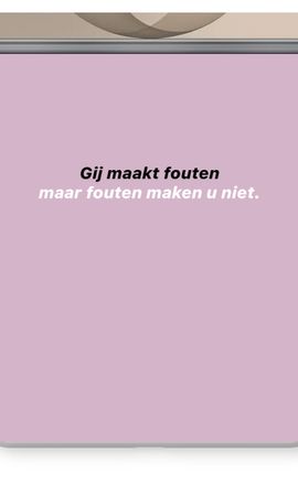 Fouten maken u niet