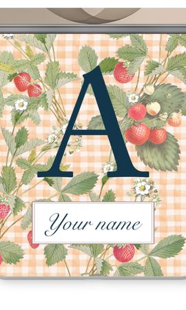 Monogram Strawberries