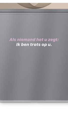 Ik ben trots op u