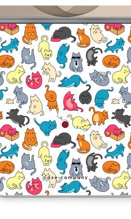 Colourful cats