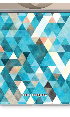 Coloured triangles blue