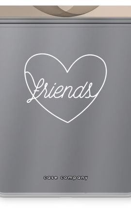 Friends heart pastel