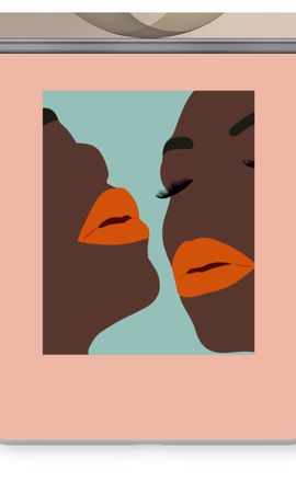 Orange lips