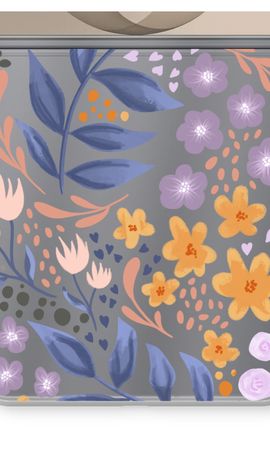 Flowers with blue leaves